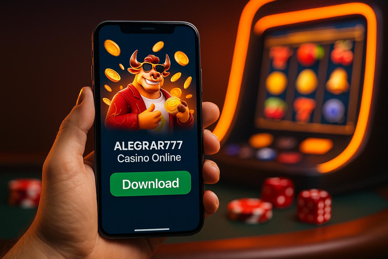 Baixar o ALEGRAR777 Cassino App